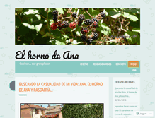 Tablet Screenshot of elhornodeana.com